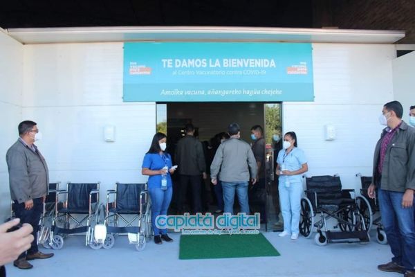 Habilitan primer vacunatorio anti Covid del país en Capiatá
