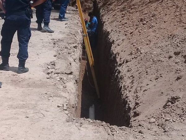 Desmoronamiento de una obra en Lambaré causa dos heridos · Radio Monumental 1080 AM