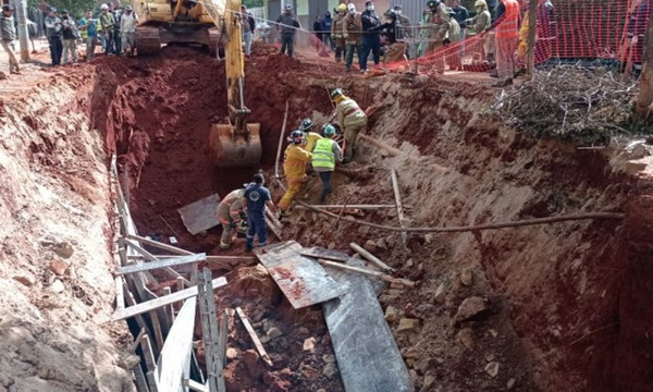 Dos obreros heridos tras derrumbe en obra de Asunción - OviedoPress