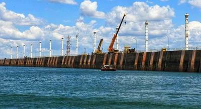 Caudales afluentes al embalse de ITAIPU permanecen por debajo del nivel histórico