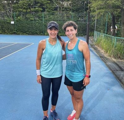 La foto de Verónica Cepede con Carla Suárez - Tenis - ABC Color