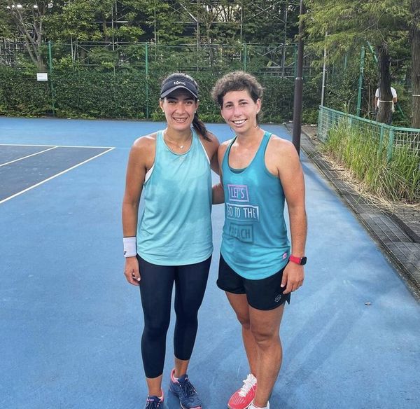 La foto de Verónica Cepede con Carla Suárez - Tenis - ABC Color