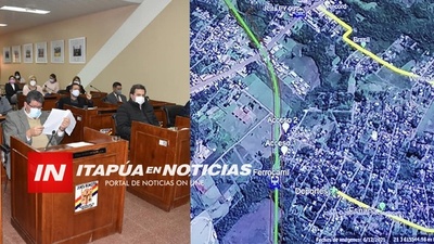 CONCEJALES APRUEBAN ASFALTO PARA EL BARRIO CHAIPÉ DE ENCARNACIÓN.