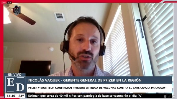 Gerente regional de Pfizer aseguró que cumplirán los plazos de entrega - Megacadena — Últimas Noticias de Paraguay