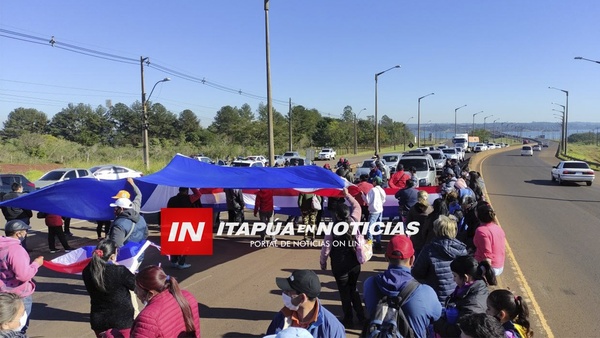 DESTRABAN CIERRE DE RUTA 1 POR PARTE DE TRABAJADORES DE FRONTERA.