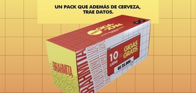 Un pack que además de cerveza trae saldo, llegó Brahma Gigapacks