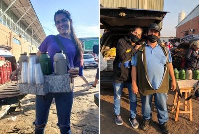 Orgullosa y sin miedo al éxito, joven culminó sus estudios gracias a la venta de choclo y café