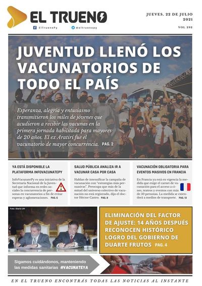 E-paper 22 de julio 2021 - El Trueno