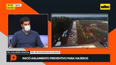 Se inició aislamiento preventivo para viajeros - Mesa de Periodistas - ABC Color