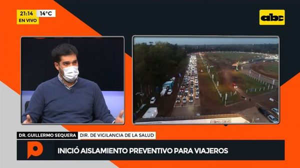 Se inició aislamiento preventivo para viajeros - Mesa de Periodistas - ABC Color