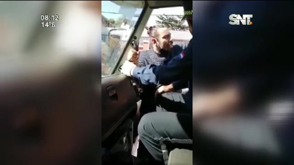 Asunción: Incidente entre conductor y PMT - SNT