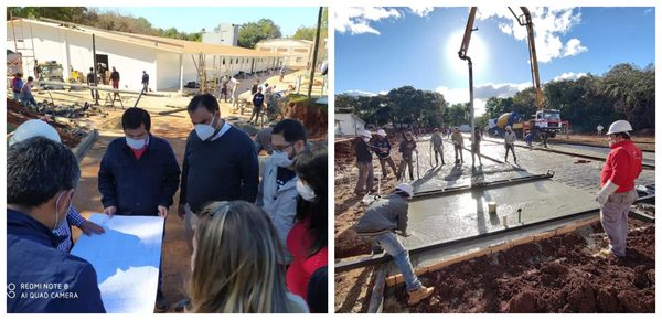 A UN MES DE CULMINAR EL PABELLÓN DE CONTINGENCIA COVID