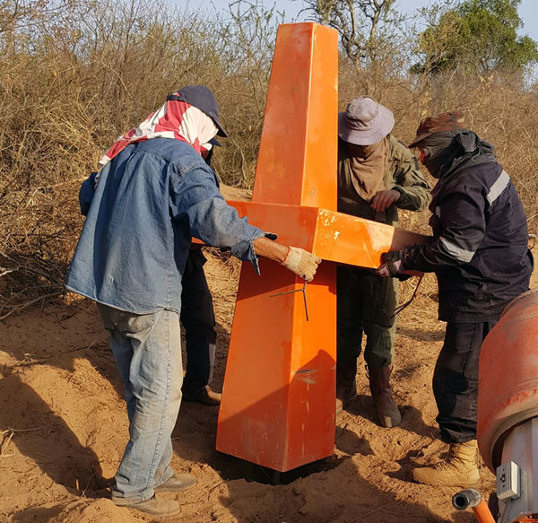 Paraguay y Bolivia demarcan hitos secundarios a lo largo de la frontera | .::Agencia IP::.