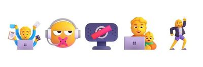 Emoji también se ajustan a las realidades del trabajo híbrido