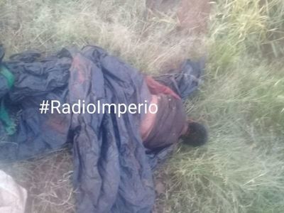 Identifican cadáver que fue hallado envuelto con carpa al costado de la Ruta PY11