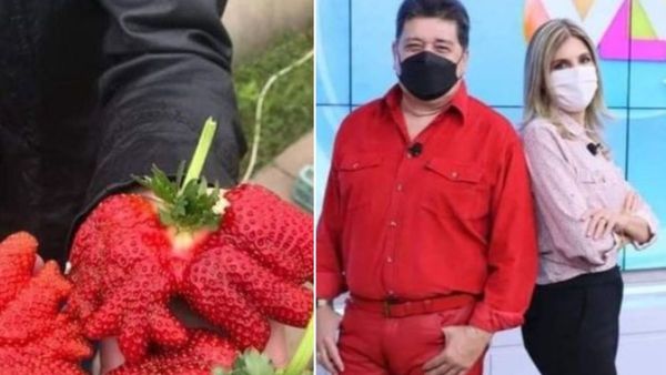 Rubén Rodríguez armó revuelo en redes por su look "frutilla"