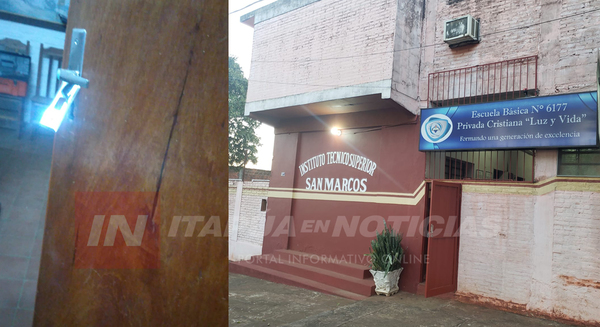 DENUNCIAN MILLONARIO HURTO EN UN INSTITUTO DE ENCARNACIÓN.