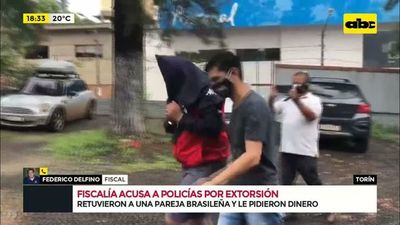 Fiscalía acusa a policías por extorsión - Crimen y castigo - ABC Color