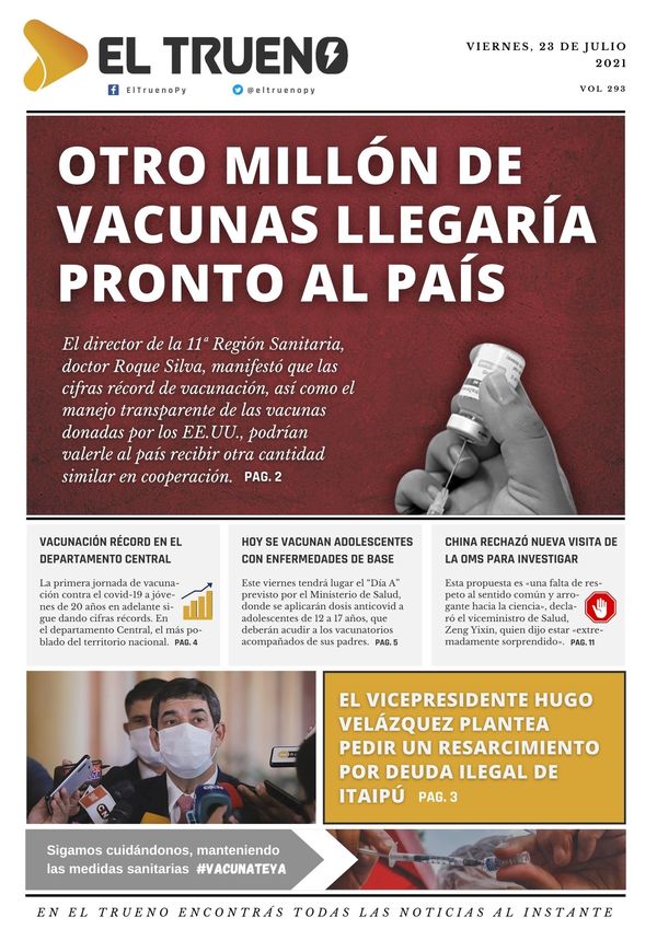 E-paper 23 de julio 2021 - El Trueno