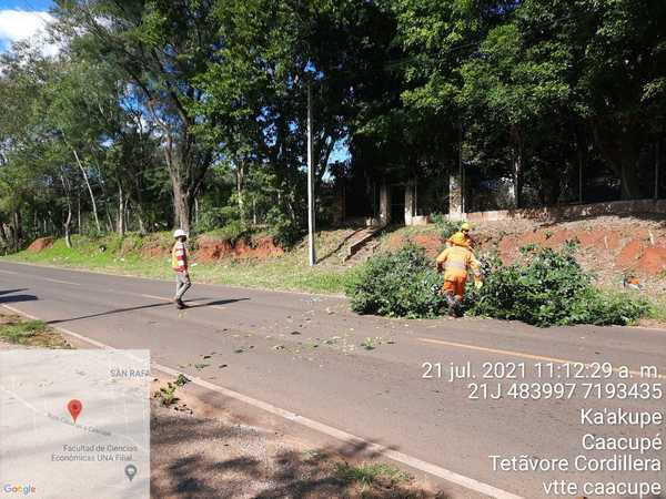 Prosigue liberación de la franja de dominio para ampliación de la ruta PY02 | .::Agencia IP::.