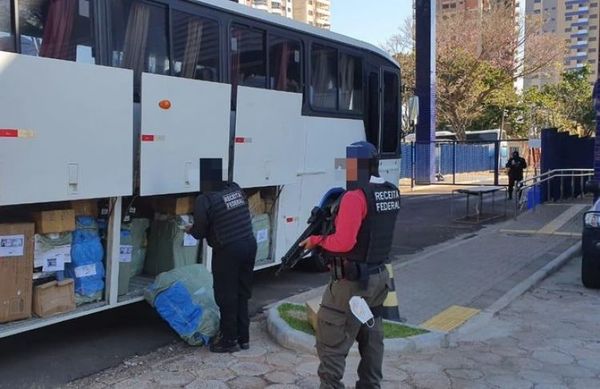 Operación Escudo: Requisan siete buses de turismo en Foz de Yguazú