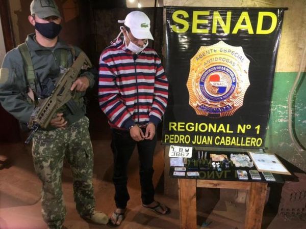 Imputan a supuesto microtraficante detenido en Pedro Juan