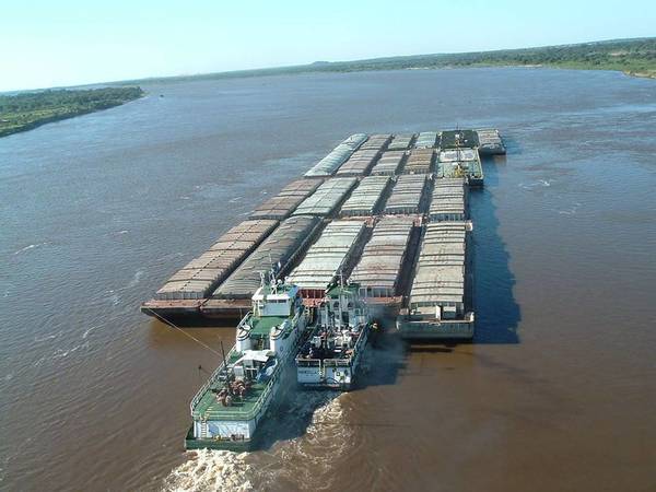 Se dificulta navegabilidad de ríos, suben los fletes para carne y soja, y buscan alternativas por Brasil