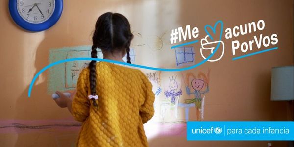 Unicef hace llamado a adultos con campaña “Me vacuno por vos” - Nacionales - ABC Color