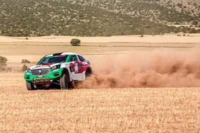 Lafarja participó del shakedown del Baja España Aragón - Automovilismo - ABC Color