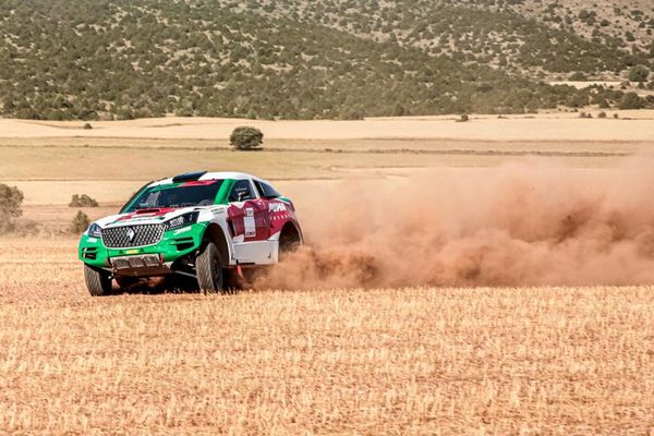 Lafarja participó del shakedown del Baja España Aragón - Automovilismo - ABC Color