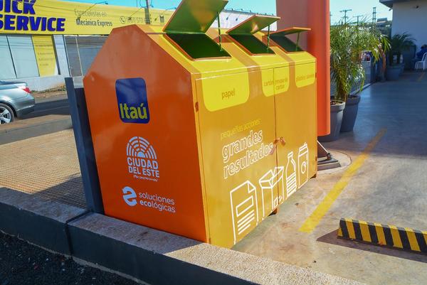 Instalan “Ecopunto” para materiales reciclables en CDE