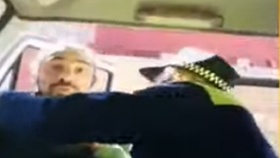 Conductor y Policía de Tránsito terminan a los golpes en Asunción (Video)