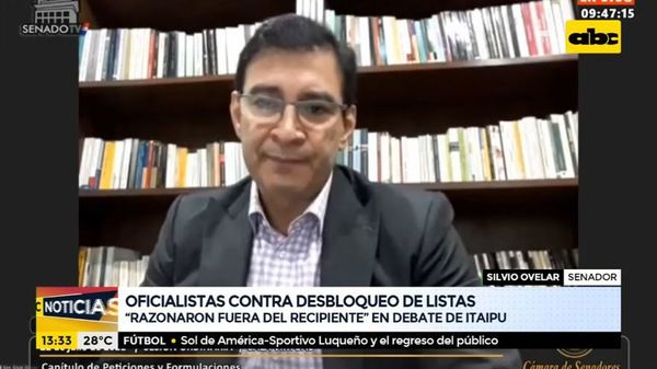 Oficialistas contra el desbloqueo de listas - ABC Noticias - ABC Color