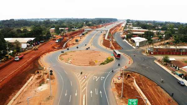 Avanzan obras en travesía de Caaguazú en la Ruta PY 02