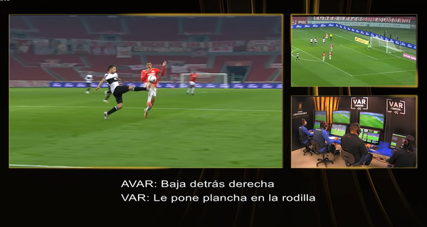 La apreciación del VAR en el penal a favor de Inter