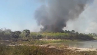 Incendios amenazan a Fuerte Olimpo y Pantanal