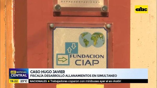 Caso Hugo Javier: Fiscalía desarrolló allanamientos en simultáneo - ABC Noticias - ABC Color