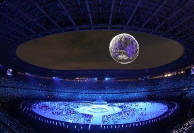 Por si te lo perdiste: Así fue el show inaugural con drones en los Juegos Olímpicos