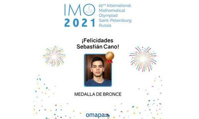 Sebastián Cano logra medalla de bronce en la Olimpiada Internacional de Matemática 2021 – Prensa 5