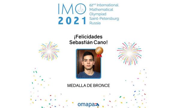 Sebastián Cano logra medalla de bronce en la Olimpiada Internacional de Matemática 2021 – Prensa 5
