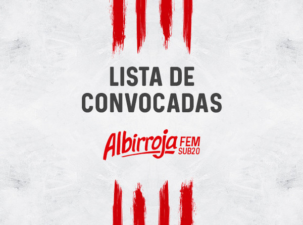 Convocadas para los amistosos - APF