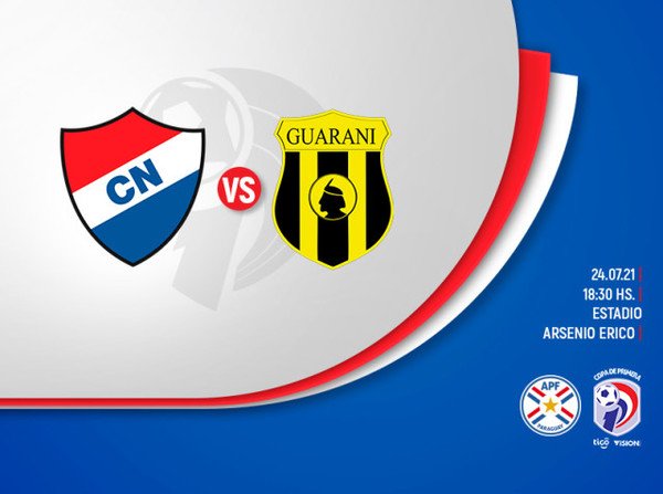 Torneo Clausura: Nacional recibe a Guaraní en barrio Obrero