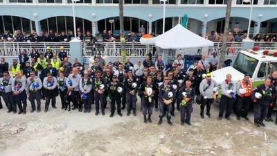 Finalizan labores en lugar del derrumbe, a un mes de la tragedia en Miami