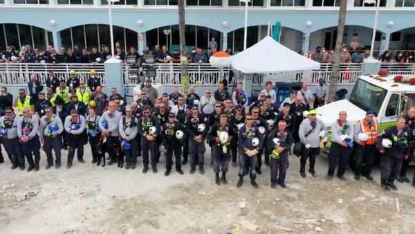 Finalizan labores en lugar del derrumbe, a un mes de la tragedia en Miami