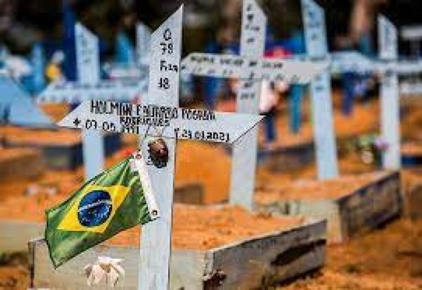 Covid-19: Brasil registra 1.108 muertes en 24 horas