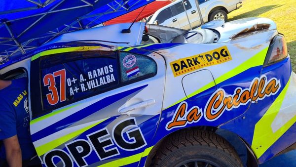 Blas Llano vuelca en el Rally de Bella Vista | Ñanduti
