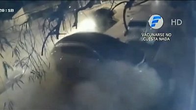 Joven impacta a gran velocidad vehículos estacionados en Luque | Noticias Paraguay