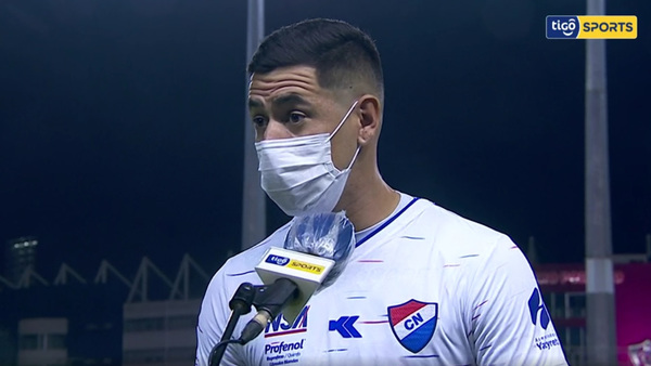 Édgar Zaracho, el destacado del partido ante Guaraní