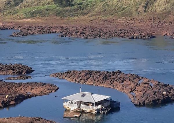 Persiste la crítica bajante del río Paraná  - ABC en el Este - ABC Color