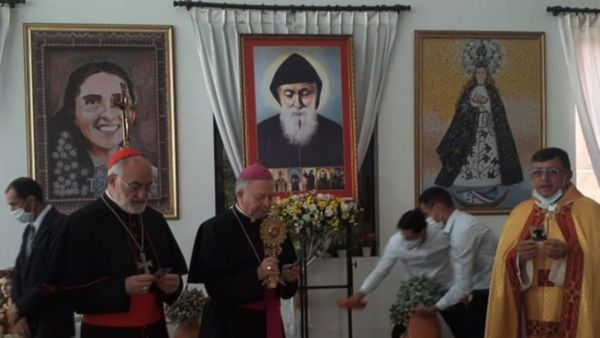 Entronizan imagen de santo